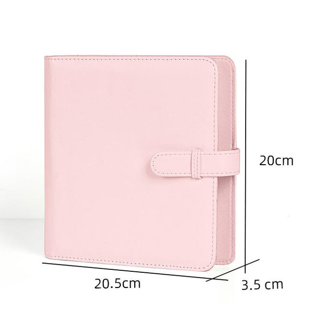 PU Leather Instant Photo Album - Holds 288 Photos, Compatible with Instax Square & Mini Films(blue).