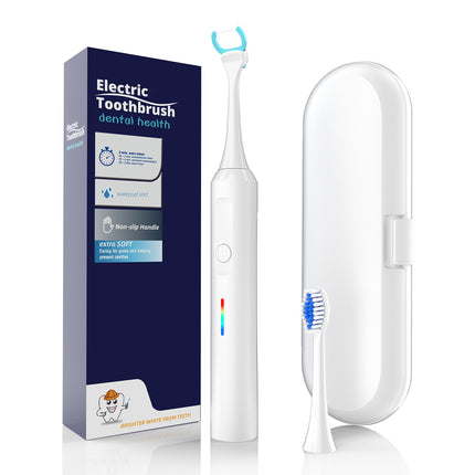 2-in-1 Sonic Electric Toothbrush & Power Flosser Kit - 3 Modes, 31000VPM, IPX7 Waterproof, with Travel Case(white+50pcs dental floss replacement heads).