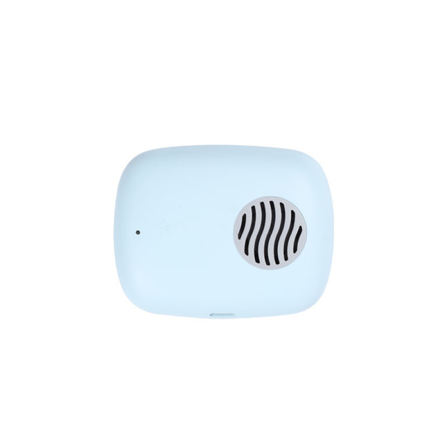 Portable UVC Toothbrush Sterilizer Case with Drying Fan - USB-C Rechargeable, 5-Minute Fast Disinfection(blue).