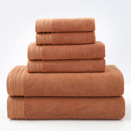 Luxury Combed Cotton Towel Collection - Highly Absorbent, Soft & Durable for Bath, Hand, and Face(Caramel).