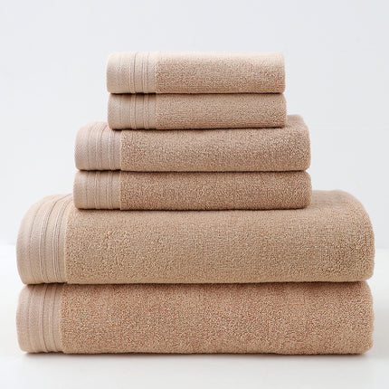 Luxury Combed Cotton Towel Collection - Highly Absorbent, Soft & Durable for Bath, Hand, and Face(Camel).