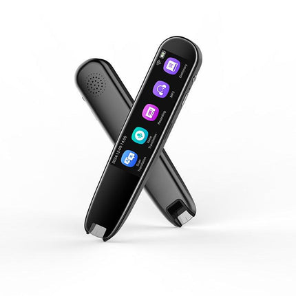 Smart AI Scan & Voice Translator Pen - 112+ Languages, Offline Mode, HD Touchscreen & Dictionary(black).