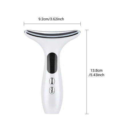 Multi-Function Neck & Face Beauty Device - 4-in-1 LED Light Therapy, EMS Lifting & Anti-Wrinkle Massager(Gradient).