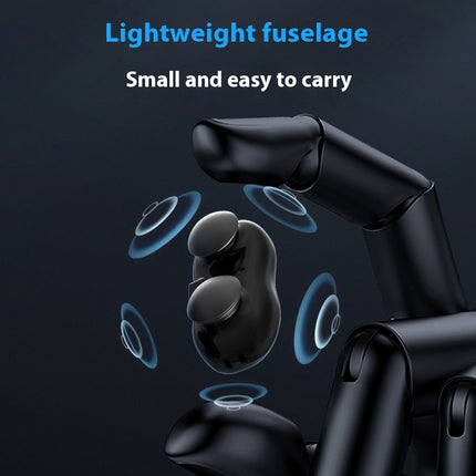 Smart Anti-Snoring Throat Massager - AI-Powered Vibration Sleep Aid, USB-C Rechargeable & Portable(black).