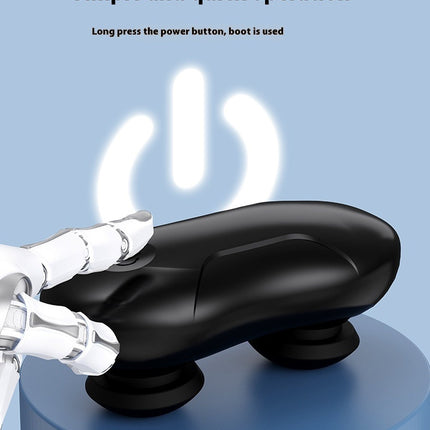 Smart Anti-Snoring Throat Massager - AI-Powered Vibration Sleep Aid, USB-C Rechargeable & Portable(black).