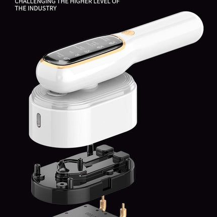 Portable Handheld Garment Steamer & Mini Iron - Smart Temperature Control, Rapid Heating & Powerful Steam for All Fabrics(White).