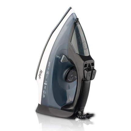 Powerful 2200W Electric Steam Iron with Ceramic Soleplate & Vertical Steam Function(blue).