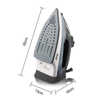 Powerful 2200W Electric Steam Iron with Ceramic Soleplate & Vertical Steam Function(green).