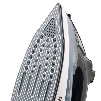 Powerful 2200W Electric Steam Iron with Ceramic Soleplate & Vertical Steam Function(green).