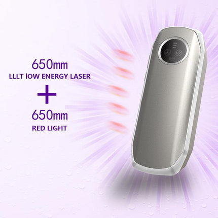 Advanced 4-in-1 Hair Growth Comb with LLLT, RF, EMS & Vibration Massage(White).