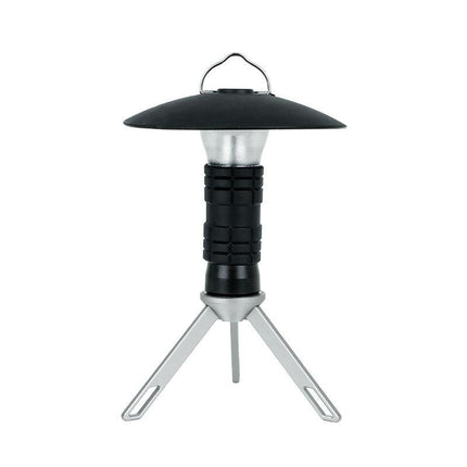 Portable Outdoor Camping Lantern with Tripod Stand, Soft Light Diffuser & USB-C Charging(black).