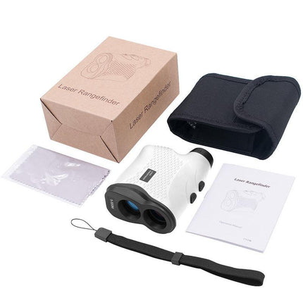 Long Range Laser Rangefinder - 5-500 Yards, Pinpoint Accuracy, Ergonomic Design(White).