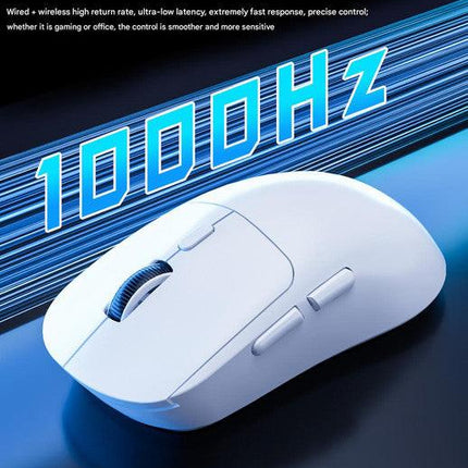 75g Ultra-Lightweight Tri-Mode Wireless Gaming Mouse - 1000Hz Polling Rate, 120-Hour Battery(orange).