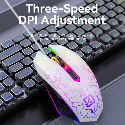 Ergonomic Dual-Mode Wireless Gaming Mouse - Mute Buttons, Adjustable DPI, Rechargeable, Multi-Assist Keys(black).