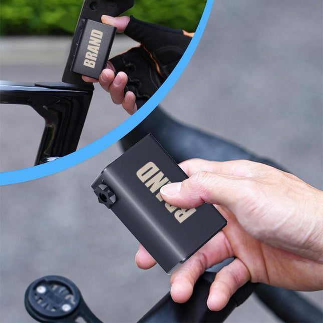 Mini Portable Electric Air Pump - 100 PSI, Digital Display, 50s Fast Inflation, USB Rechargeable(black).