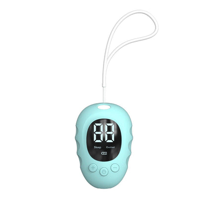 Handheld Microcurrent Sleep Aid Device - USB Rechargeable Pulse Massager for Relaxation & Deep Sleep(green).