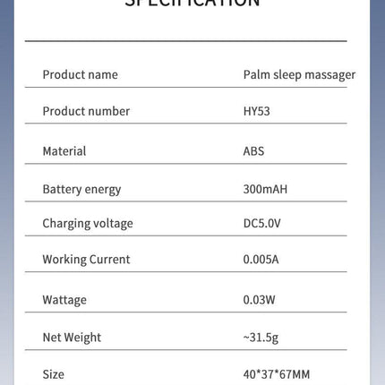 Handheld Microcurrent Sleep Aid Device - USB Rechargeable Pulse Massager for Relaxation & Deep Sleep(green).