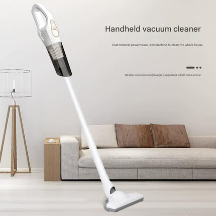 Cordless 2-in-1 Handheld & Stick Vacuum Cleaner with Detachable Water Tank & Dust Mite Remover(black).