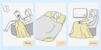 Ultra-Soft Kids Plush Fleece Blanket - Cozy Cartoon Animal Throw for All Seasons (Rabbit).