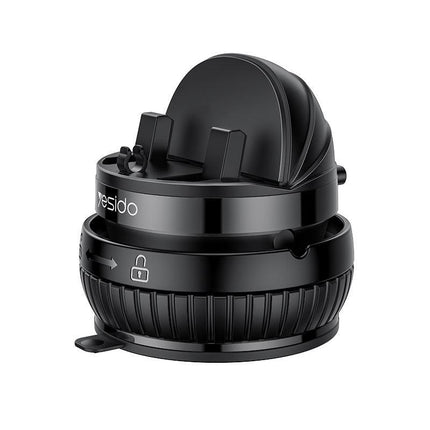Universal Car Dashboard Phone Holder with Rotary Suction Cup & 360° Rotation(black).
