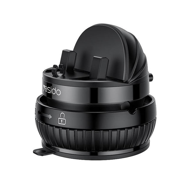 Universal Car Dashboard Phone Holder with Rotary Suction Cup & 360° Rotation(black).