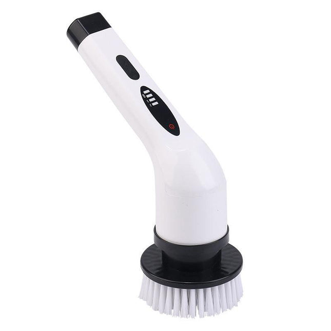 9-in-1 Multifunctional Cordless Electric Spin Scrubber with Adjustable Extension Handle(white).