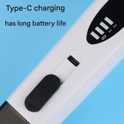 9-in-1 Multifunctional Cordless Electric Spin Scrubber with Adjustable Extension Handle(white).