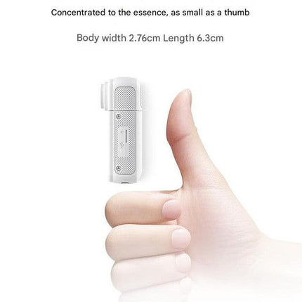 Thumb-Sized 2.7K Camera with 180 Rotatable Lens & Magnet Mount - Capture Your World Hands-Free(black+32G).