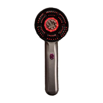 Electric Scalp Massager & Essential Oil Applicator Brush - 360 Kneading, 3 Modes, USB-C Rechargeable(grey).