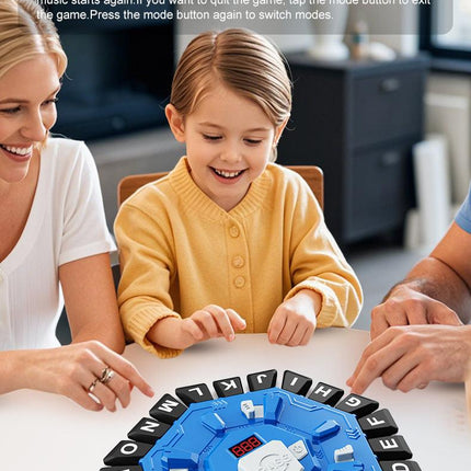 2pc Electronic Alphabet Categories Game - Fast-Paced Word Challenge for Family Fun(blue).