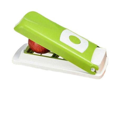 Multi-Functional Vegetable Chopper & Slicer Set - Dicer, Grater with Food Container & Peeler(green).