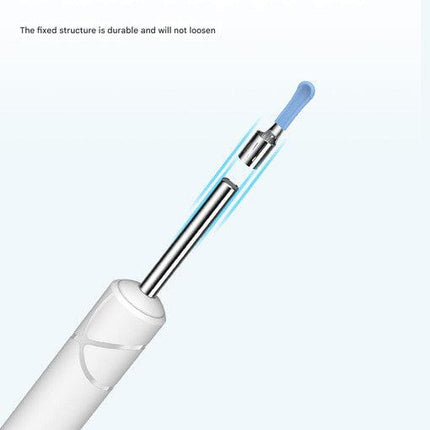 All-in-One Wireless Visual Ear Cleaner Kit with 4.3" IPS Display Screen(white).