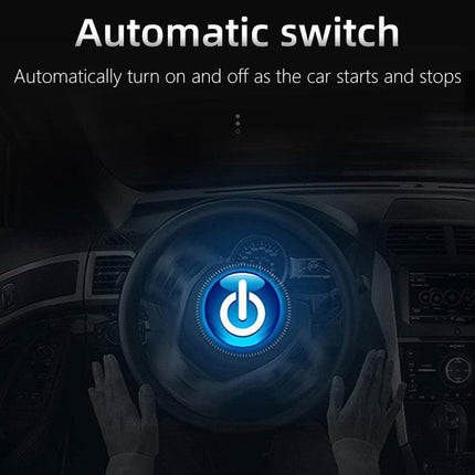 Compact OBD2 Car Head-Up Display (HUD) - Digital Speedometer with 5 Alarm Functions & Adaptive Brightness(black).