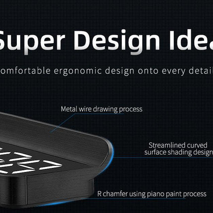 Compact OBD2 Car Head-Up Display (HUD) - Digital Speedometer with 5 Alarm Functions & Adaptive Brightness(black).