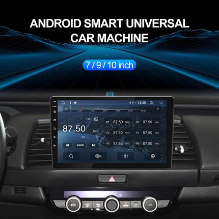 Universal 7-Inch Android Car Stereo GPS Navigator - QLED HD Touchscreen, 2GB RAM 32GB ROM, WiFi, Bluetooth 5.4, CarPlay & Mirror Link(black 7 inches).