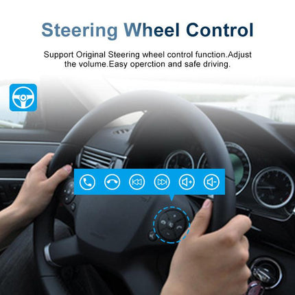 Universal 7-Inch Android Car Stereo GPS Navigator - QLED HD Touchscreen, 2GB RAM 32GB ROM, WiFi, Bluetooth 5.4, CarPlay & Mirror Link(black 7 inches).