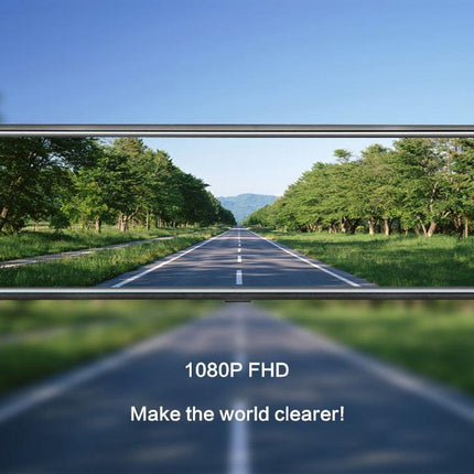 10-Inch Dual Lens Dash Cam Mirror - 1080P FHD Touch Screen Car DVR with Rear Camera, Night Vision & G-Sensor(black).