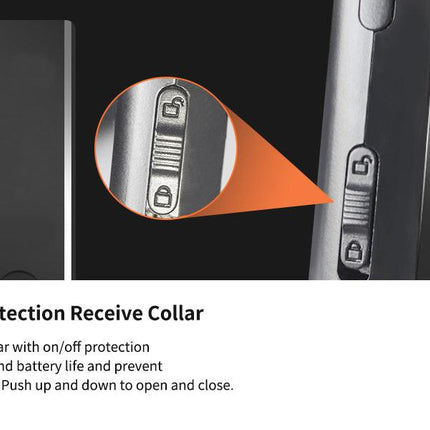 Rechargeable Dog Training Collar with Remote - 2600ft Range, 3 Modes(black).