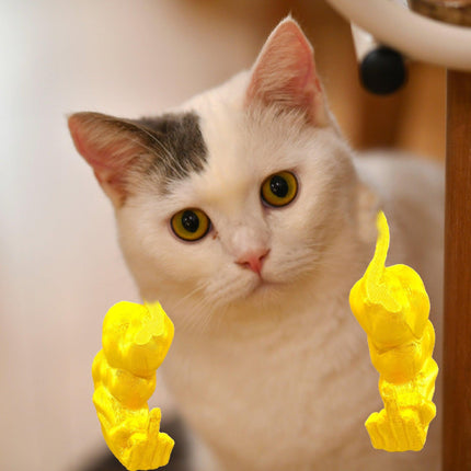 2pc Hilarious Muscle Arm Pet Costume Prop - Funny Novelty Arms for Cats & Small Dogs(blue).