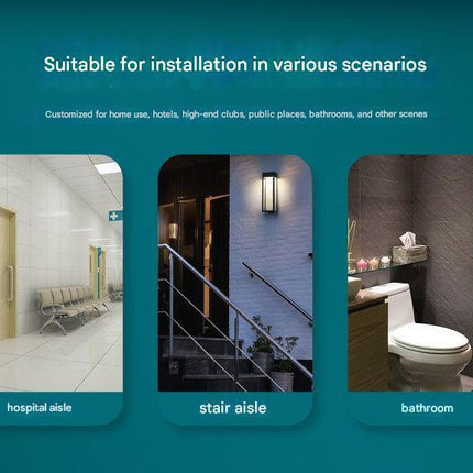 2pc Heavy-Duty Anti-Slip Safety Grab Bar with Luminous Rings - Stainless Steel Core Bathroom Handrail(yellow 30cm).