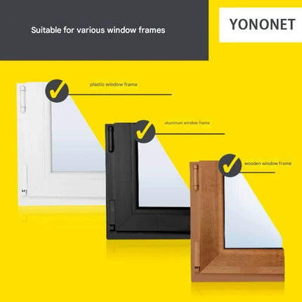 3pc DIY Magnetic Window Screen Kit - Fine Mesh Insect Net, No Drilling Required, Cut to Size(black 150cm x 130cm).