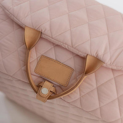 Luxury Quilted 2-in-1 Pet Travel Carrier & Car Booster Seat for Small Dogs(beige).