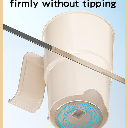 Multi-Purpose Anti-Spill Cup Holder with Suction Base & Detachable Phone Stand(white).