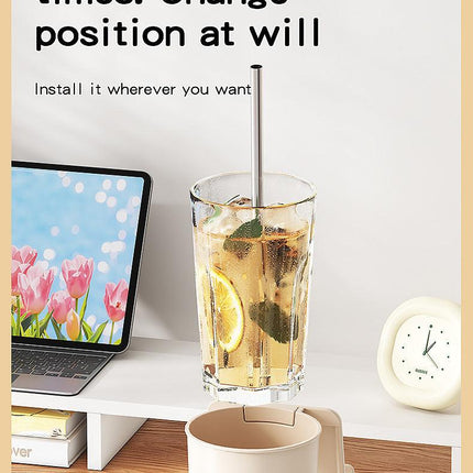 Multi-Purpose Anti-Spill Cup Holder with Suction Base & Detachable Phone Stand(white).