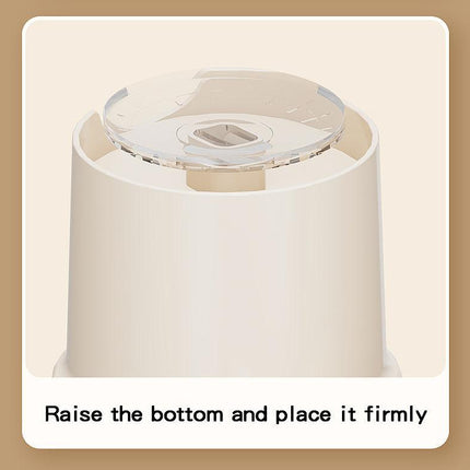 Multi-Purpose Anti-Spill Cup Holder with Suction Base & Detachable Phone Stand(white).