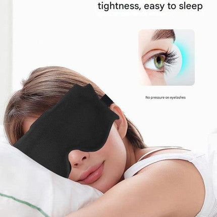 3pc 6D Contoured Zero-Pressure Sleep Mask - 360 Light Blocking Eye Mask with Adjustable Strap(Pink).