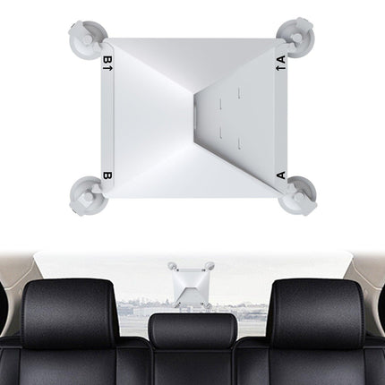 White Heavy-Duty Suction Cup Mount for Starlink Mini - All-Weather Car, RV & Boat Bracket.
