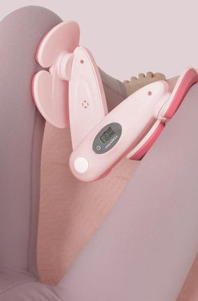Pink Smart Kegel & Thigh Master with Digital Counter - Adjustable Pelvic Floor Trainer for Women's Home Workout.