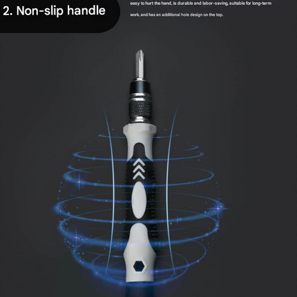 Blue and Black Professional 115-in-1 Precision Screwdriver Set - Magnetic Repair Tool Kit for PC, Laptop, Phone & Electronics.