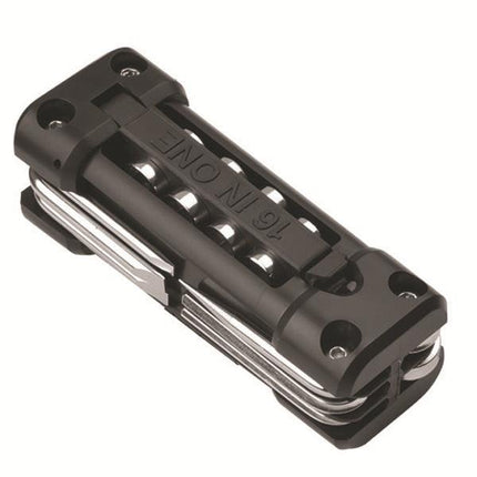 Green Versatile 16-in-1 Bike & Motorcycle Multi-Tool - Portable Repair Kit with Adjustable Wrench.